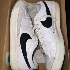 White and Black Sneakers